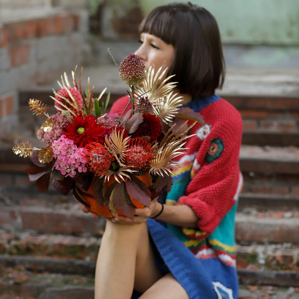 Цветочная тыква № 4