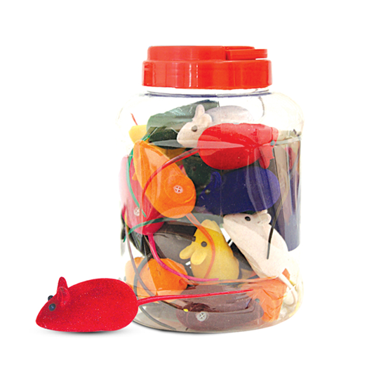 Triol Игрушка для кошек "Мышь" с пищалкой