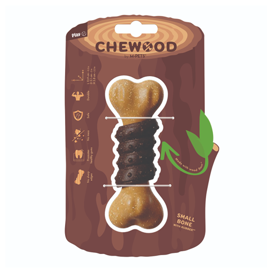 M-PetsИгрушка для собак CHEWOOD, кость S 13.9x5.1x5.8 см