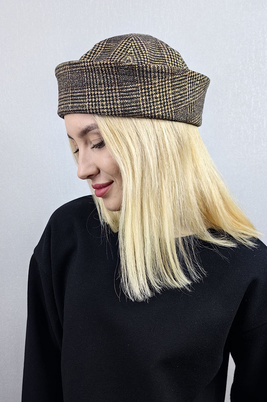 Морячка из хлопка в клетку