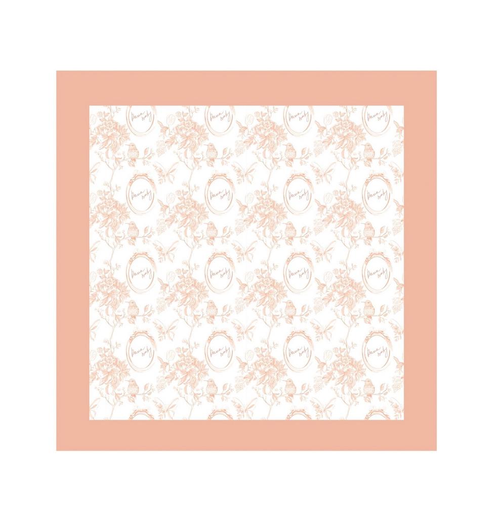 Пеленка тонкая из органического хлопка «Classic Vintage»  цвет: пудра