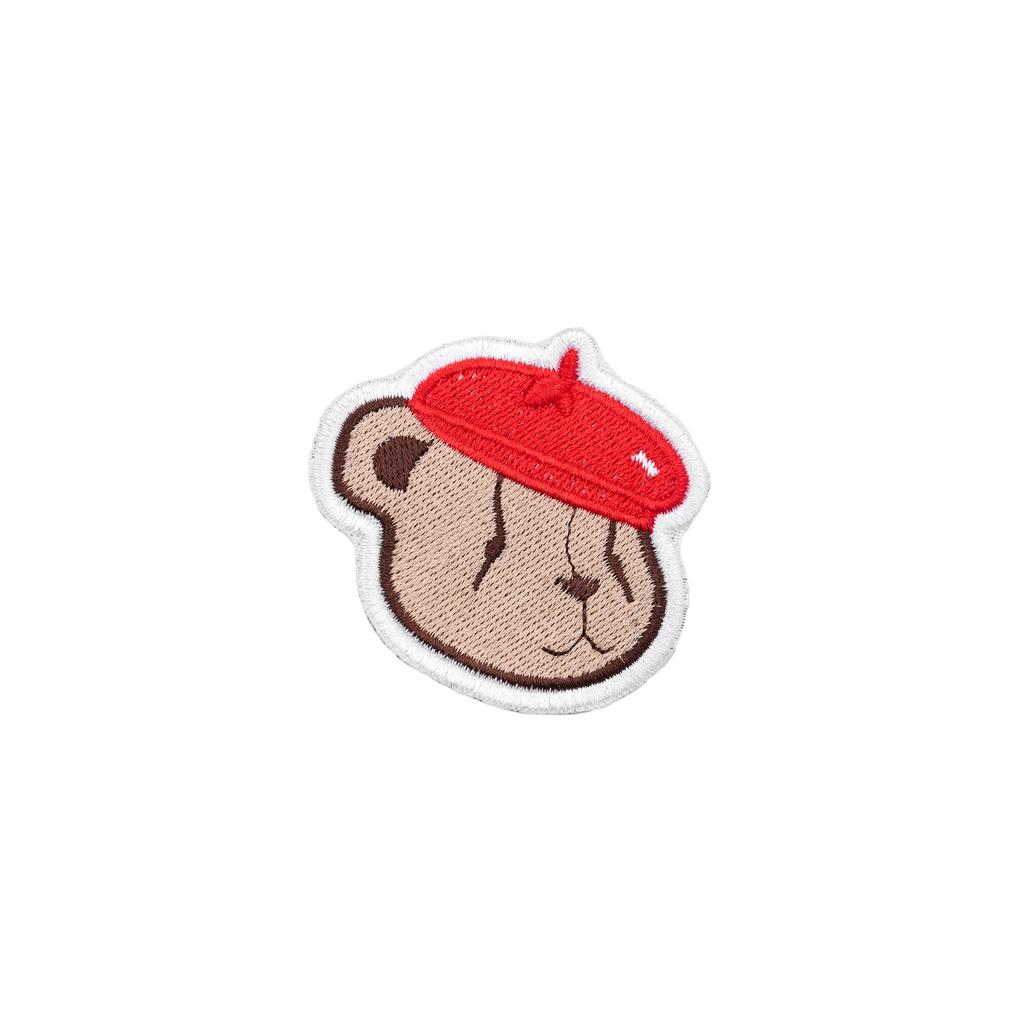 Заколка для волос Bear Dava цвет: красный