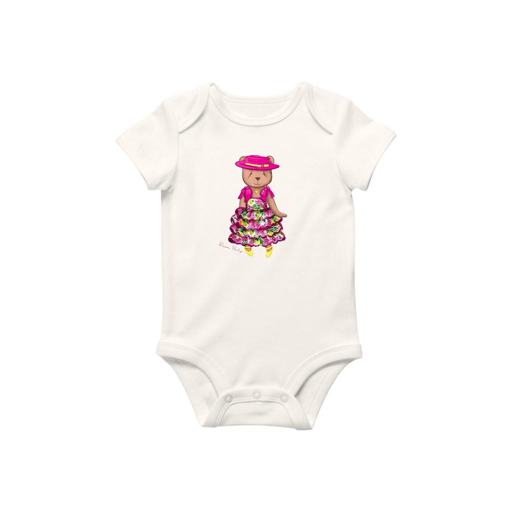 Боди с коротким рукавом  Charlotte Lemon цвет айвори