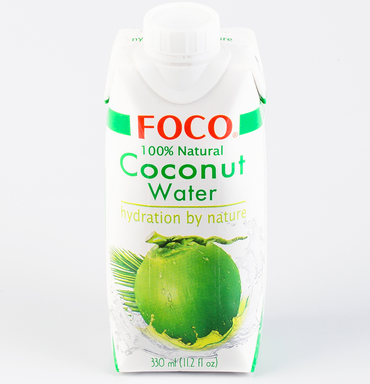 КОКОСОВАЯ ВОДА "FOCO" 330 мл в ассортименте