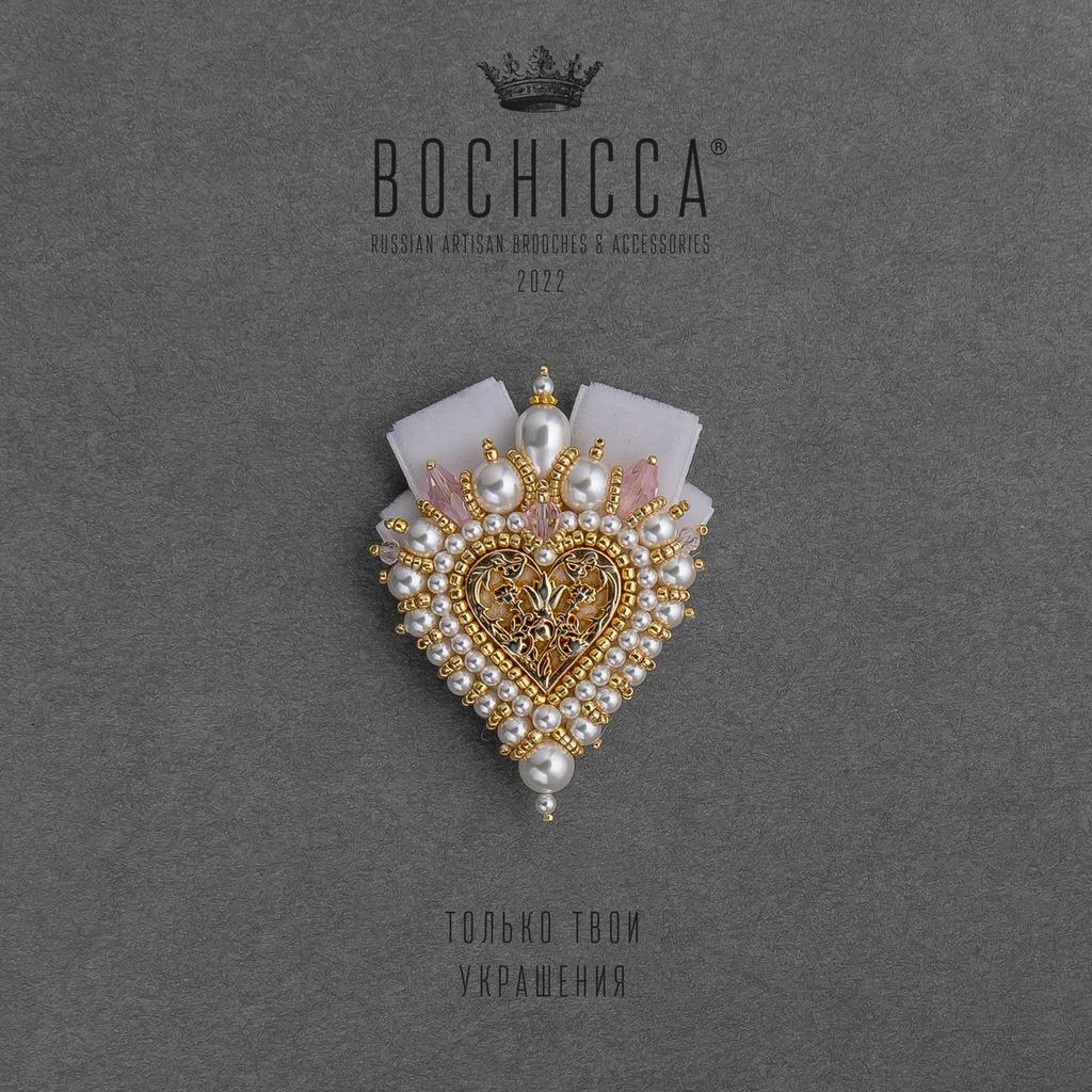 брошь Coeur Heureux