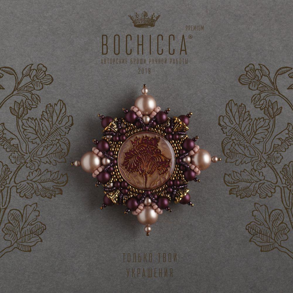 брошь Among the Irises