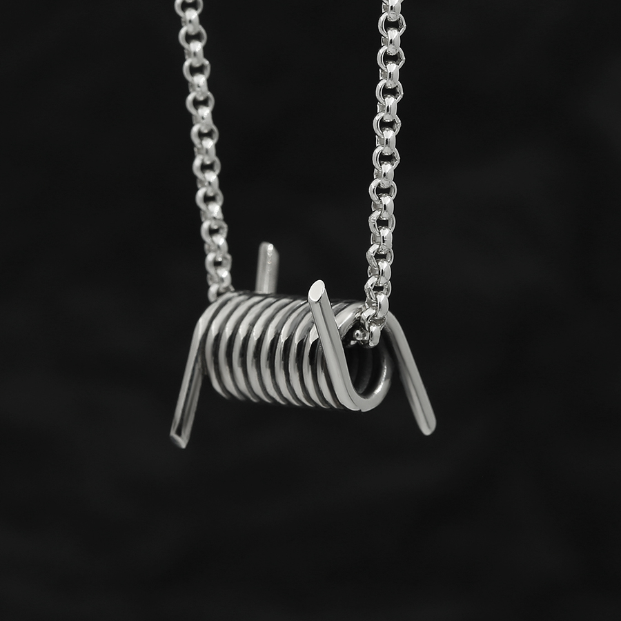 Подвеска "Колючая проволока"