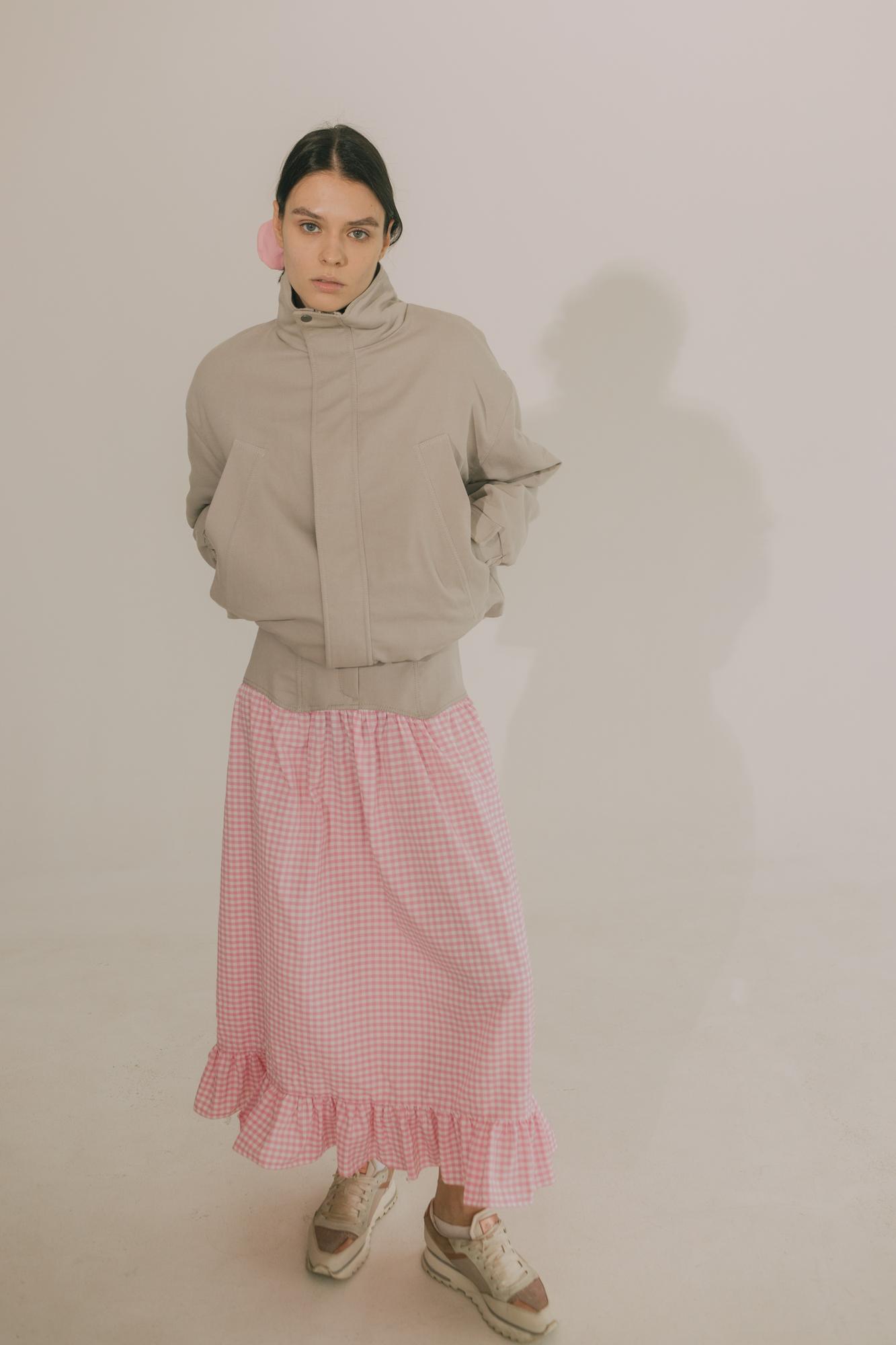 Бомбер Dani утепленный со стеганной подкладкой