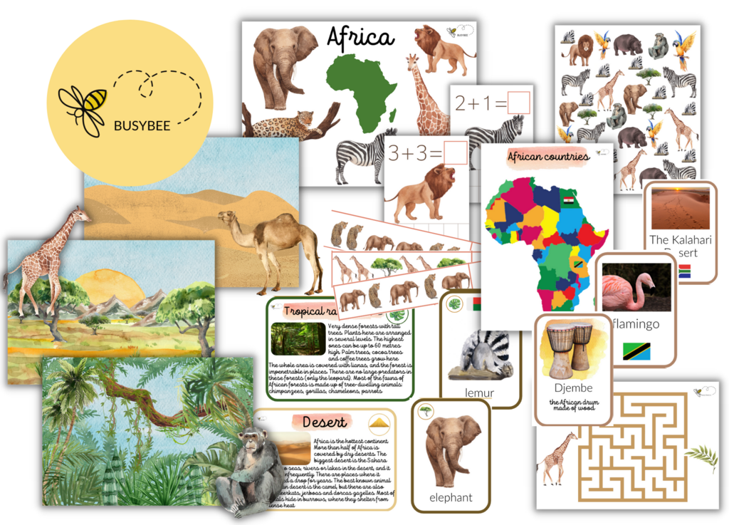 ПРОЕКТ НА АНГЛИЙСКОМ  "AFRICA"