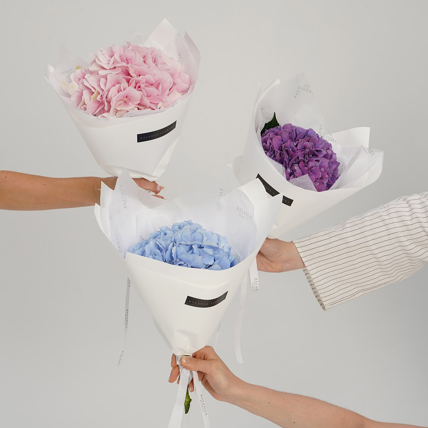 Букет-комплимент из гортензии