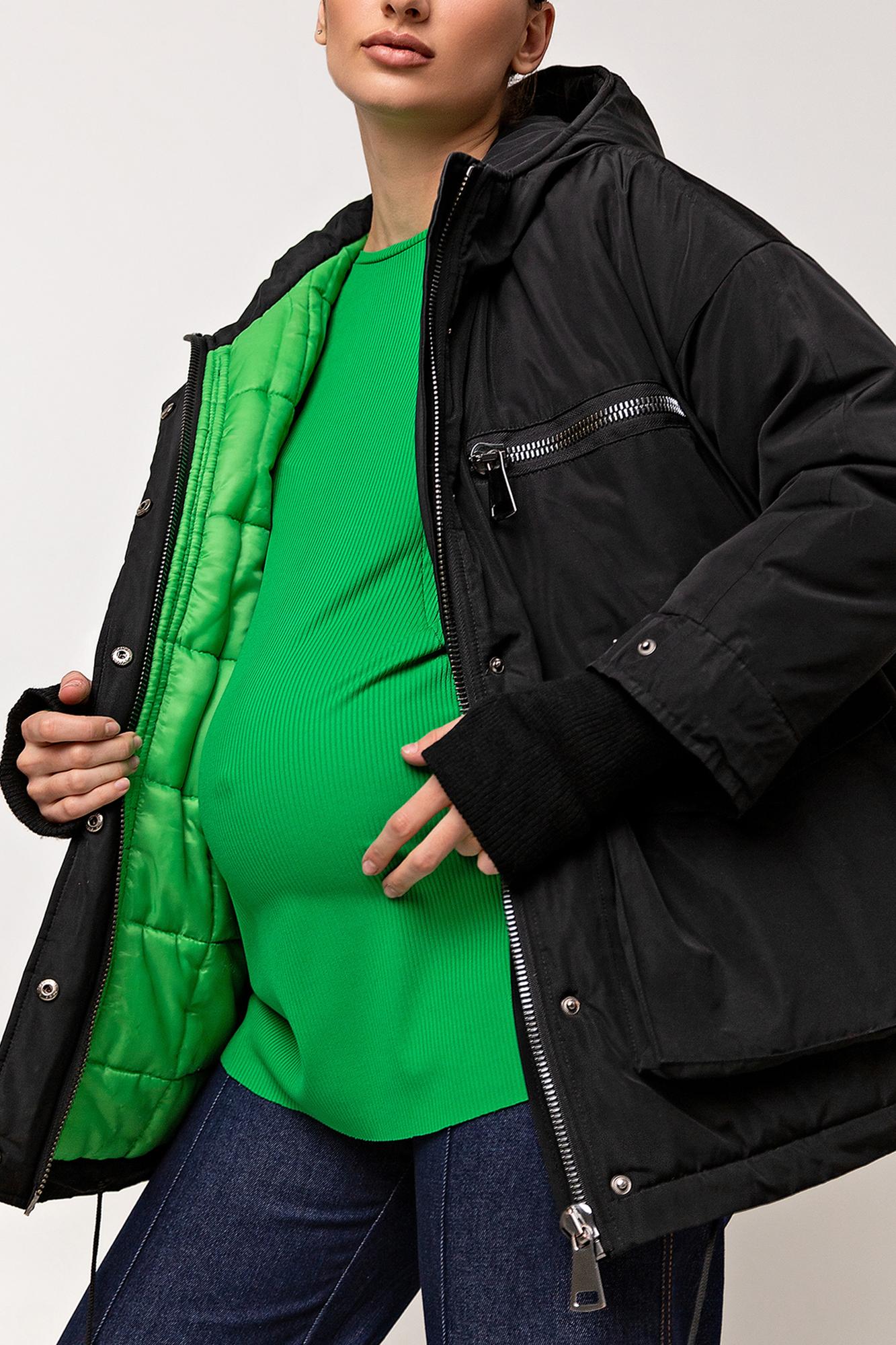 Куртка зимняя черная FOR BEST MAMA