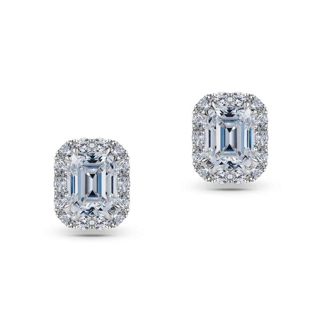 Серьги с бриллиантами Emerald