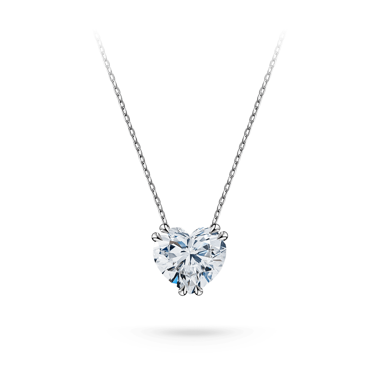 Подвеска с бриллиантом Сердце