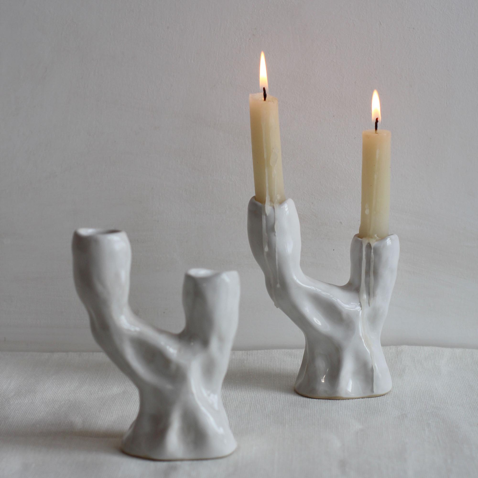 Подсвечник БЕЛЫЙ