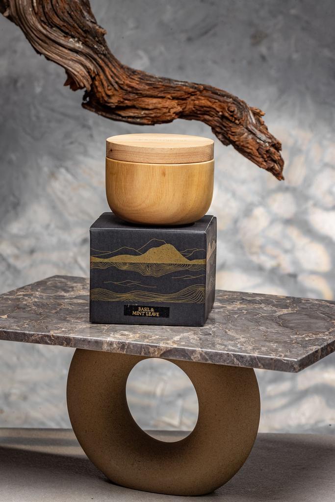 Арома свеча Zen - Basil & Mint Leave