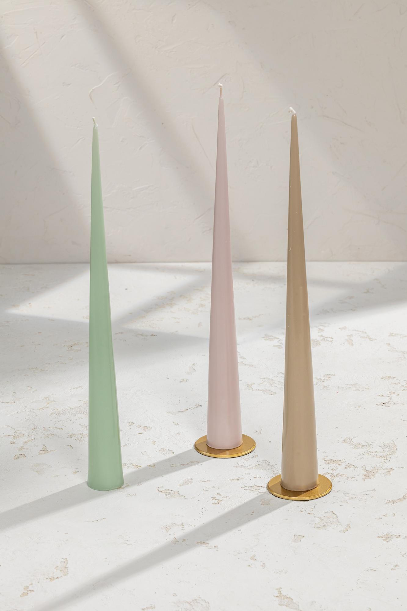 Свеча коническая 47 см (1 шт)