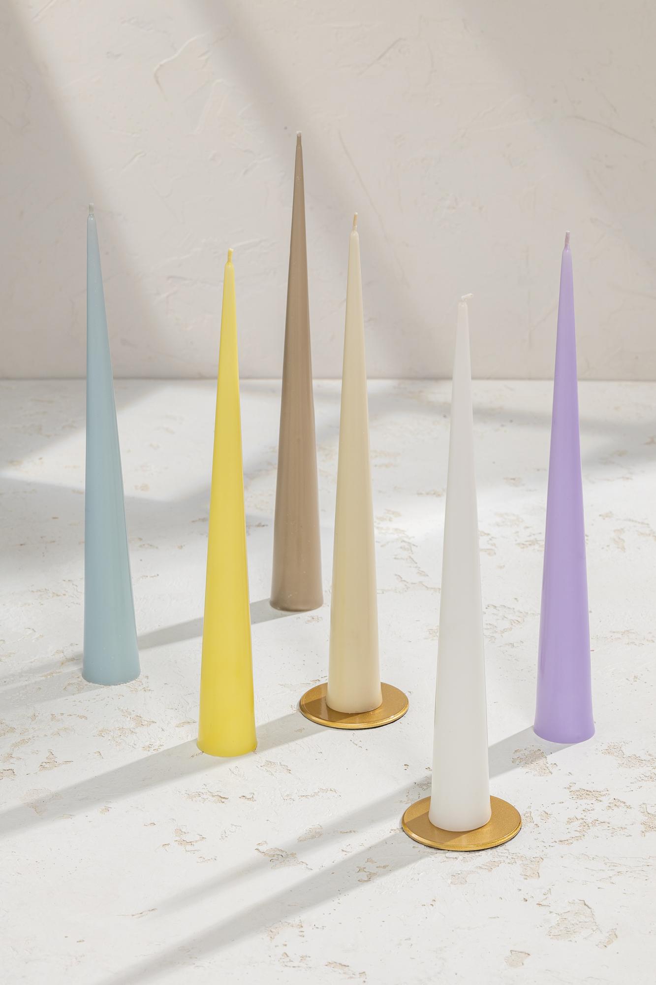 Свеча коническая 36 см (1 шт)