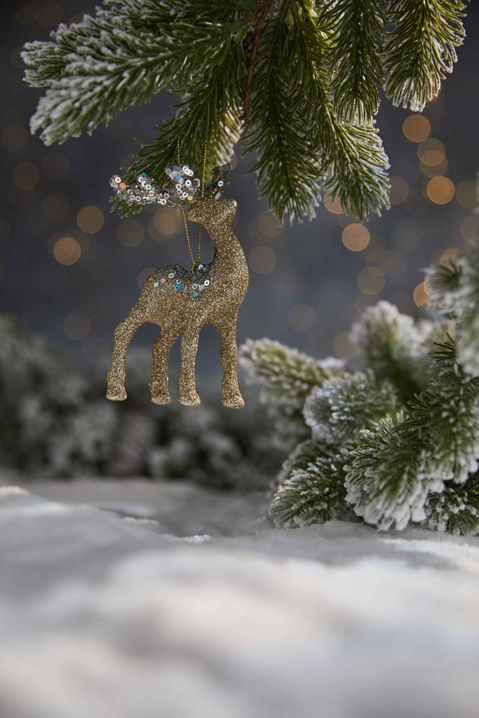 Новогодний декор - Золотой олень