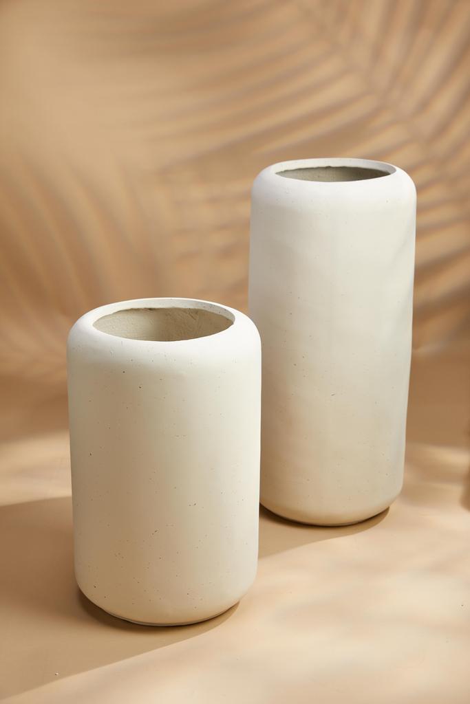 Кашпо Гранит - Бежевое