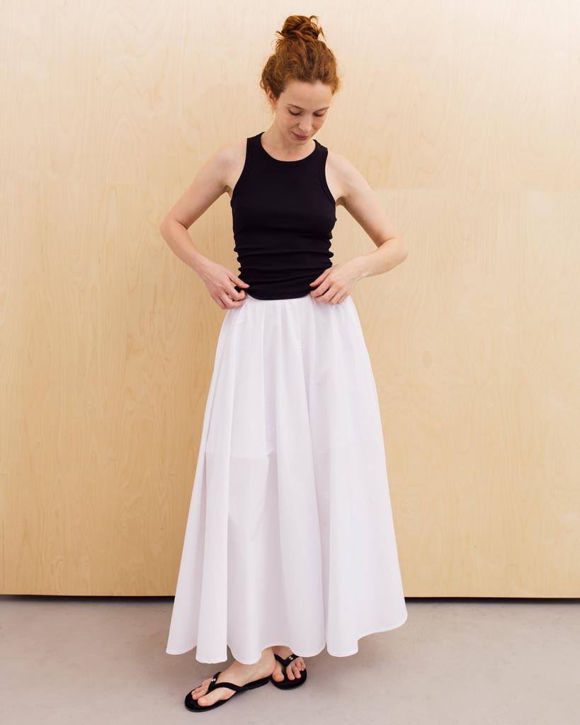 Топ трикотажный, черный