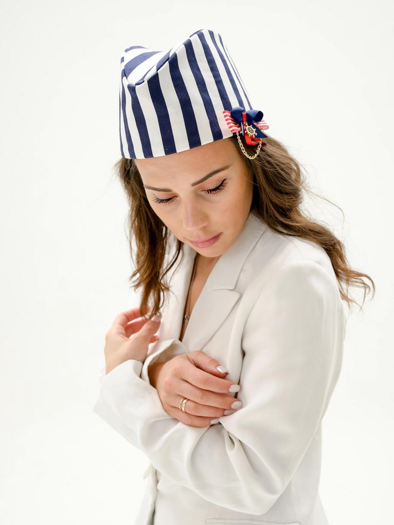 Л05-46 шляпа ПИЛОТКА Море