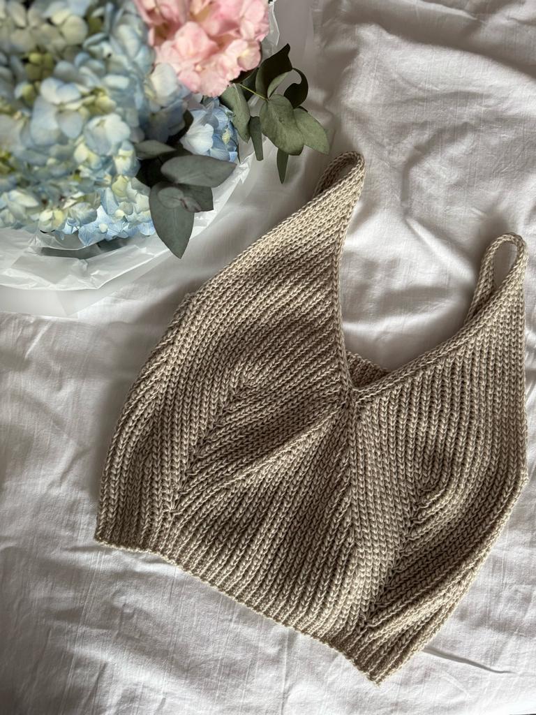 Мастер-класс по вязанию топа "Adelin"