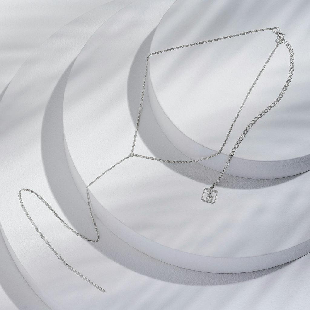 Галстук "One line" (Ag 925)