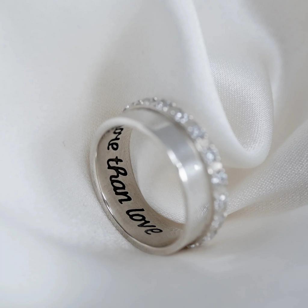 Кольцо гладкое с топазами (Ag 925)