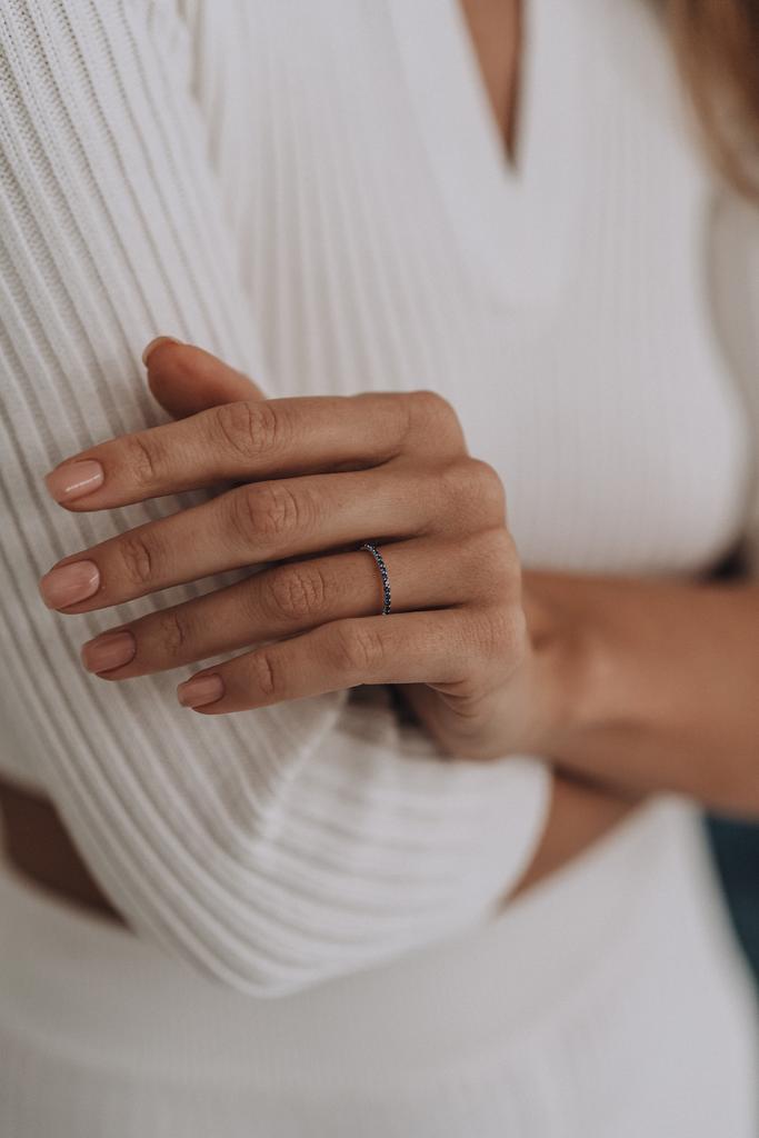 Кольцо "Sky Blue" (Ag 925)