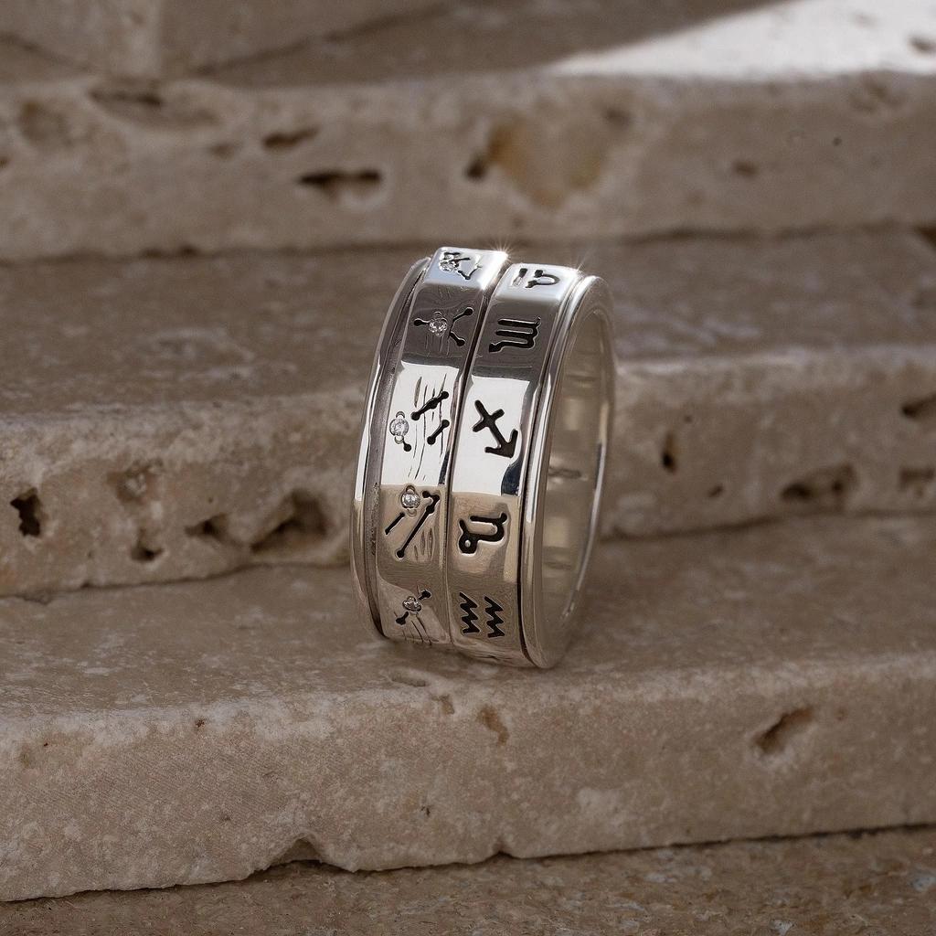 Кольцо "Созвездие Зодиаков" (Ag 925)