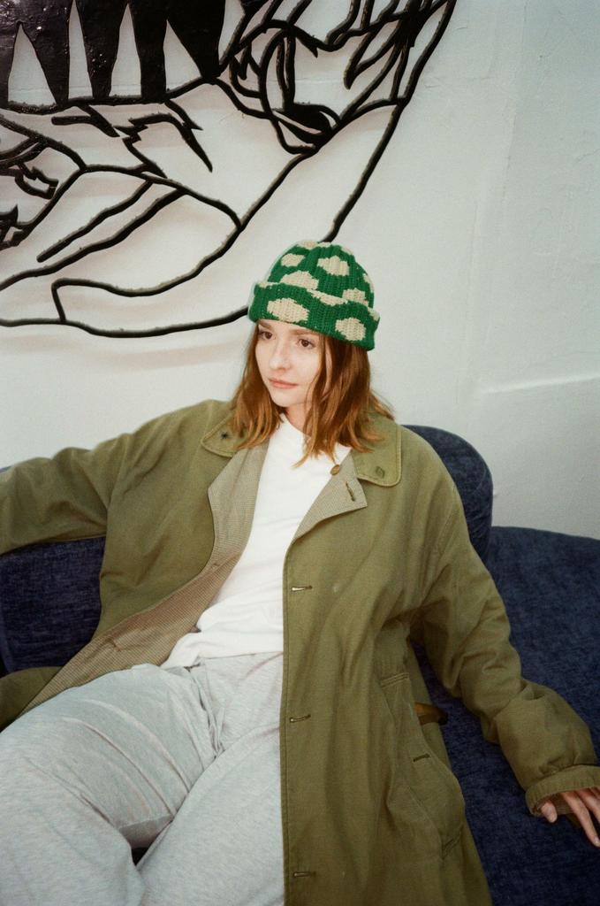 Бини Dots green and grey