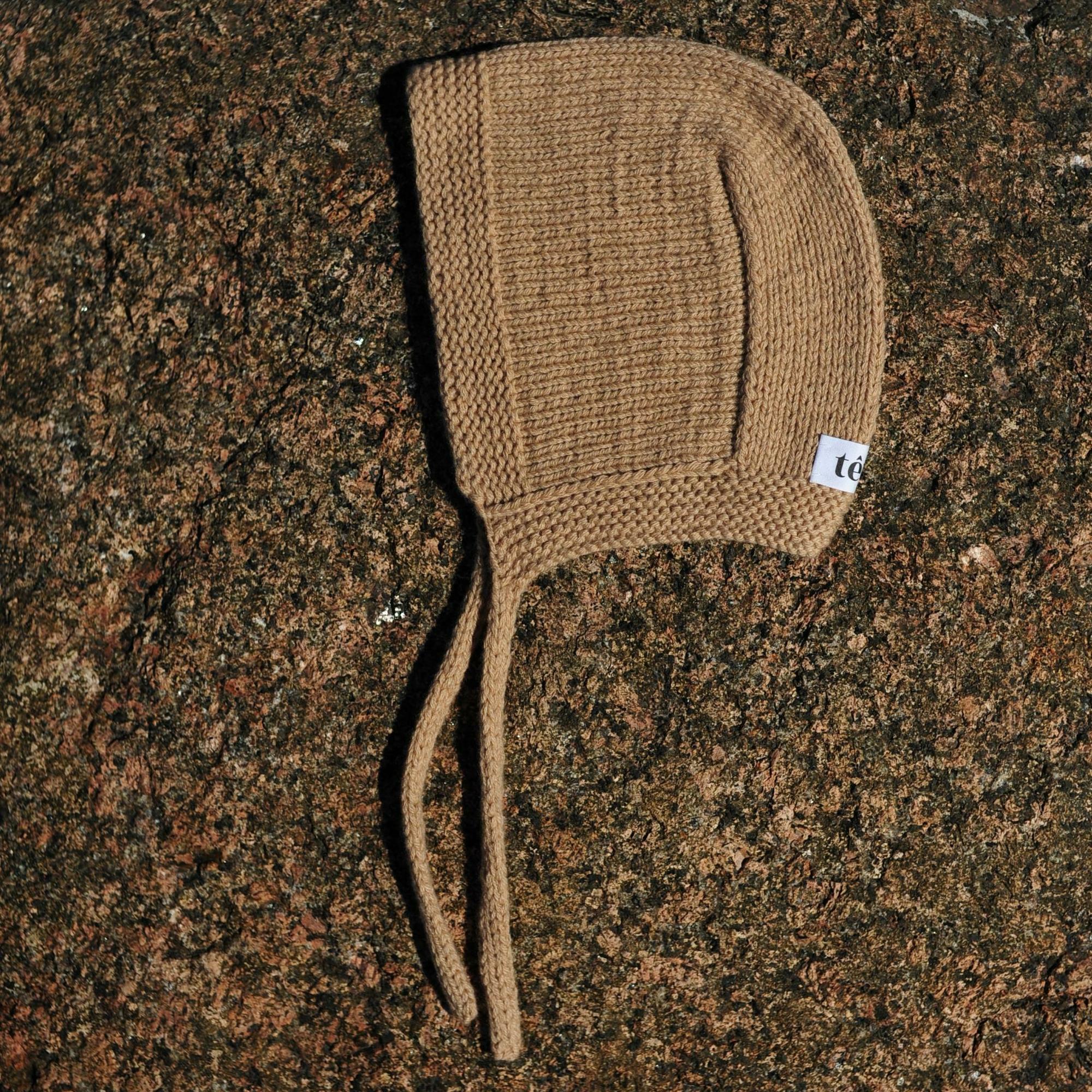 Чепчик из 100% кашемира кэмел