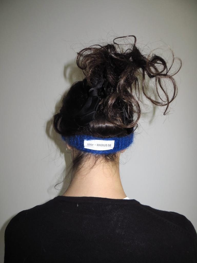 Повязка синяя узкая tête x RADIUS 58