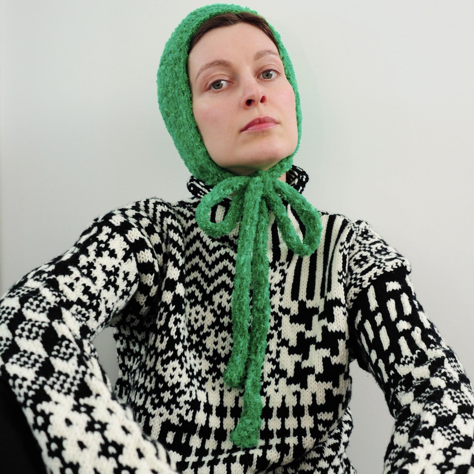 Чепчик зеленый