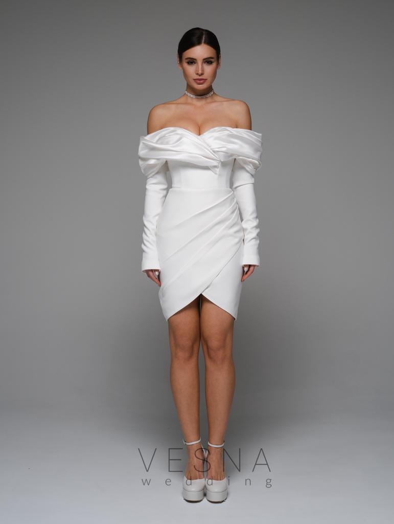 Свадебное платье Тиффани мини Вайт