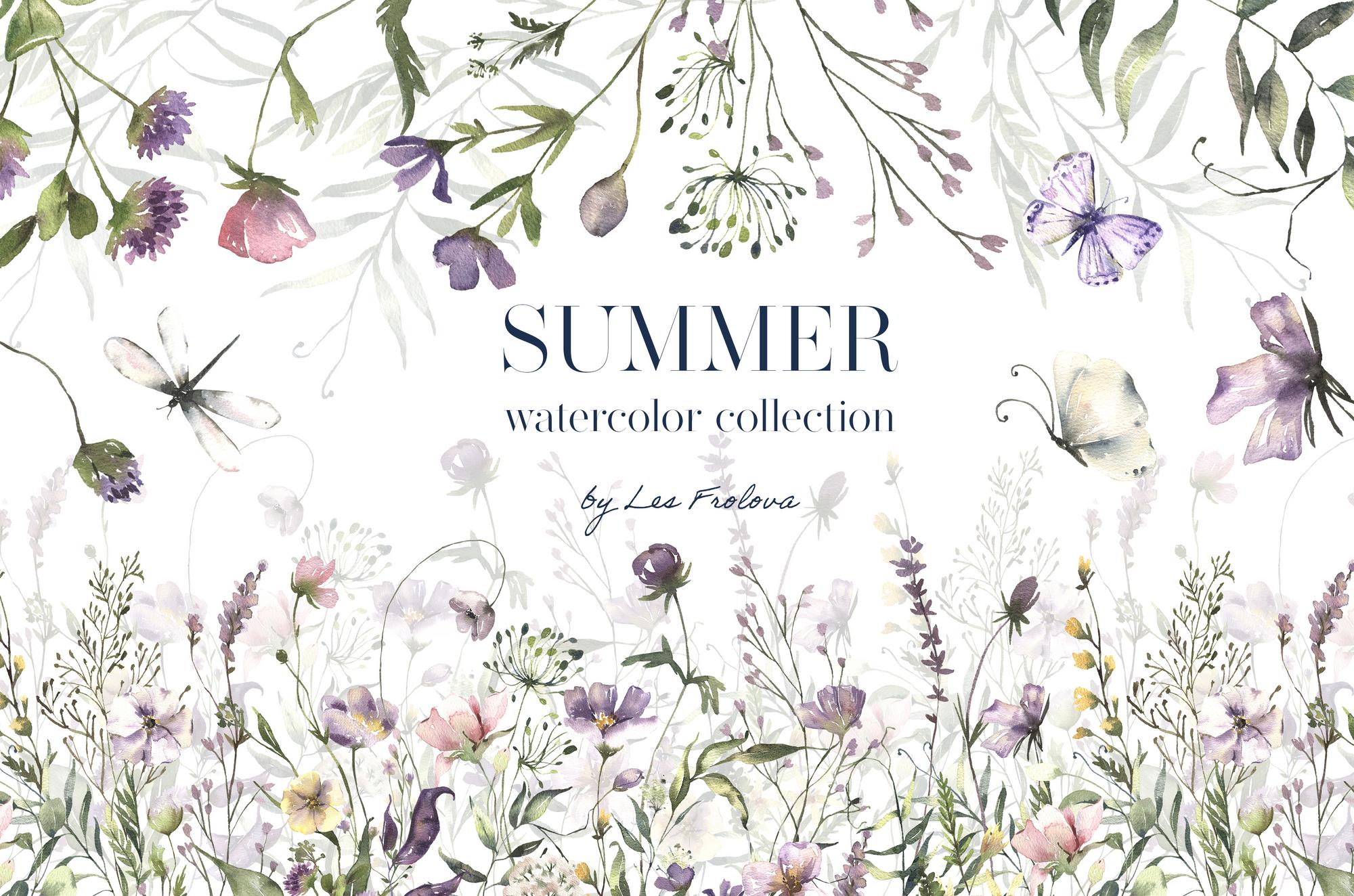 Summer-Watercolor Collection