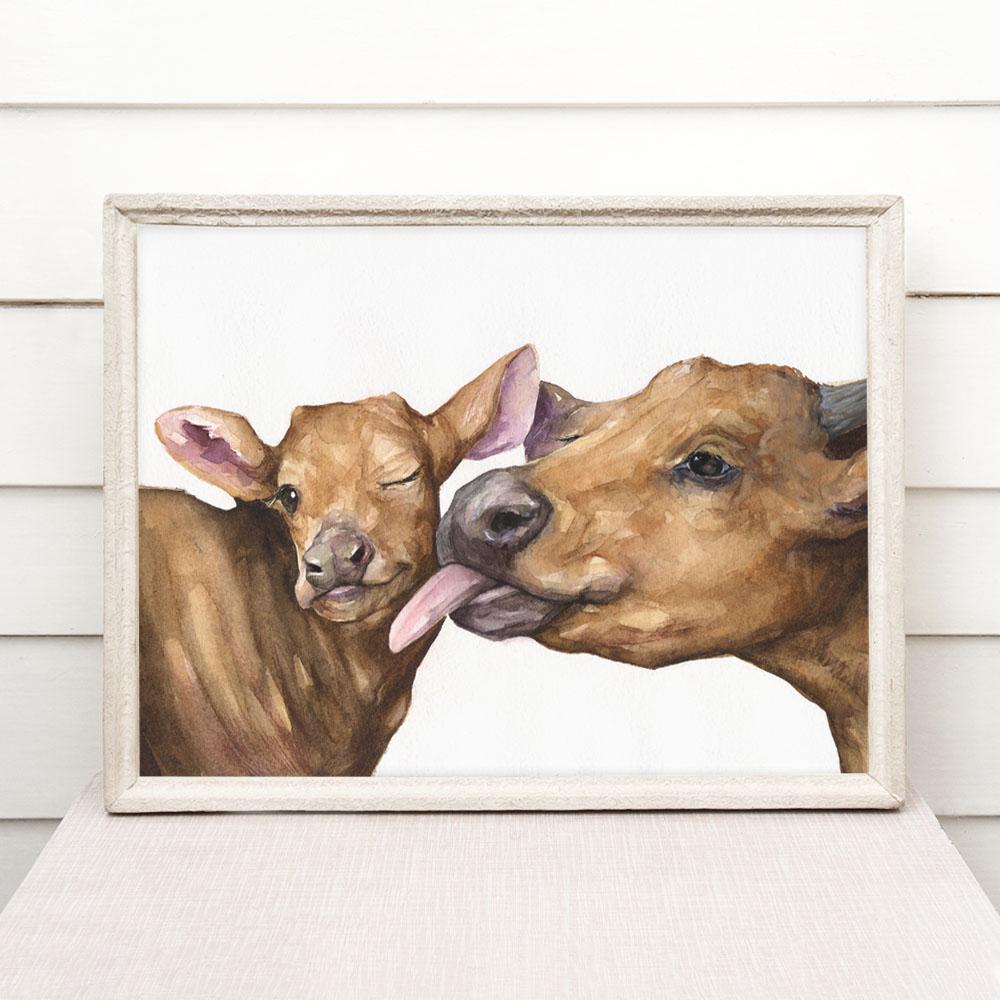 Print "Mother's love" | Watercolor
