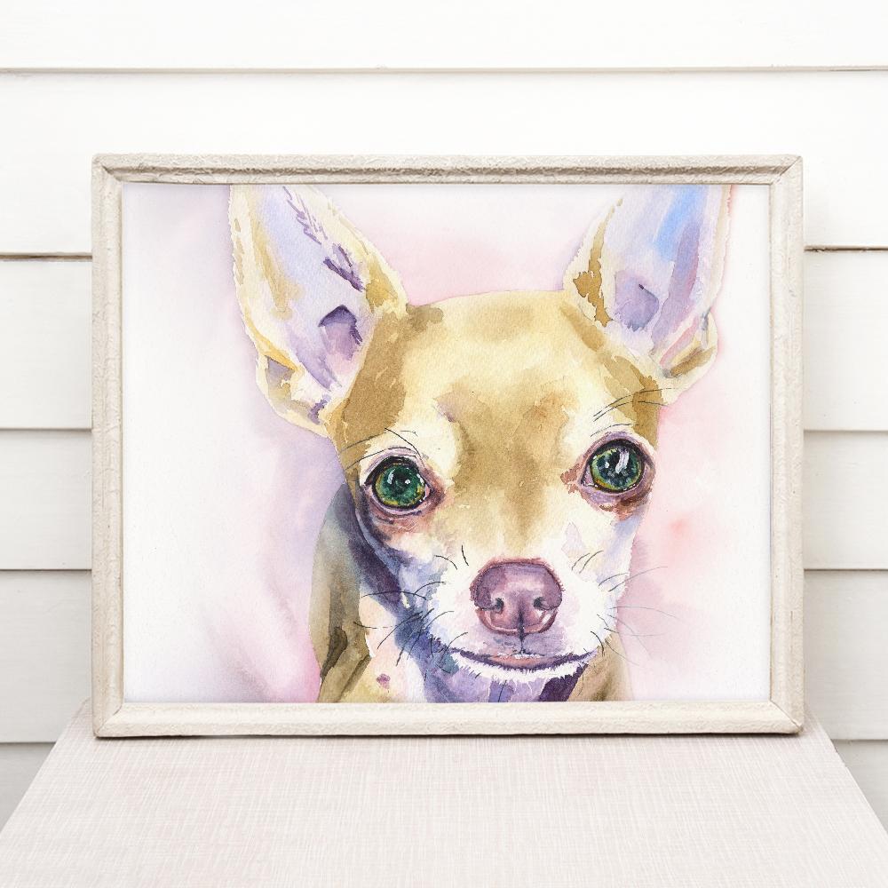 Print "Chihuahua" | Watercolor