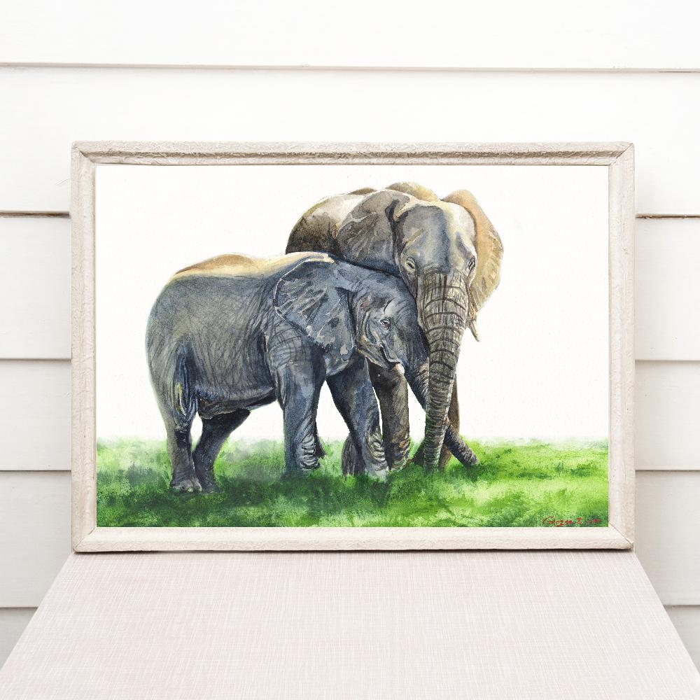 Print "Together" | Watercolor