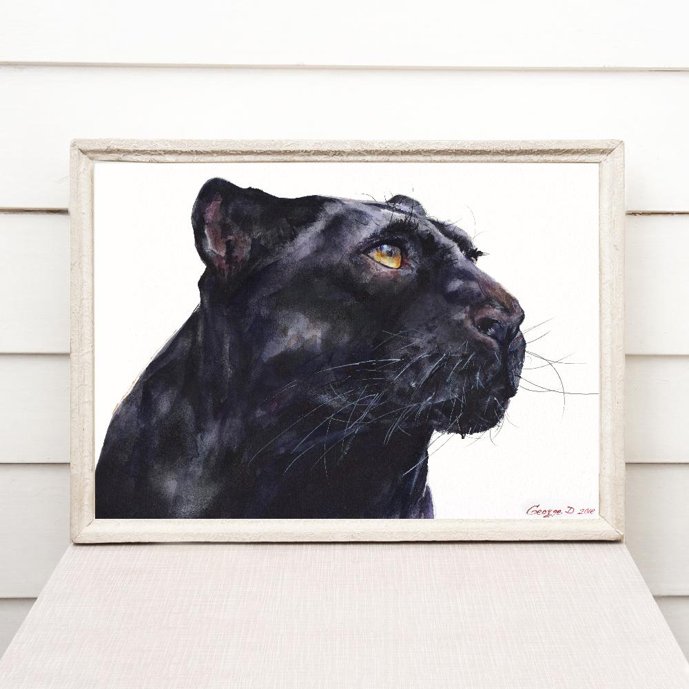 Print "Panther" | Watercolor