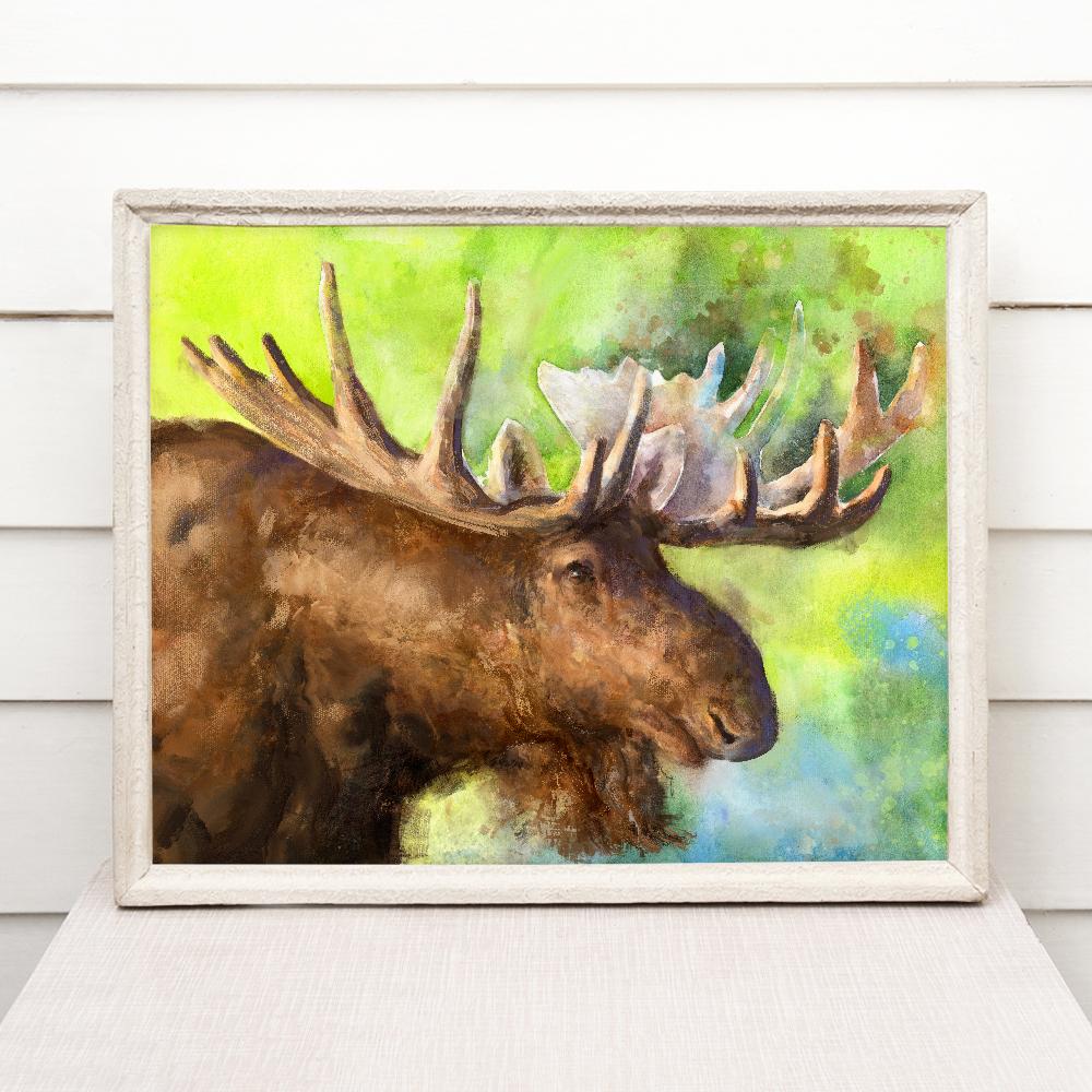 Print "Moose" | Mixed technique