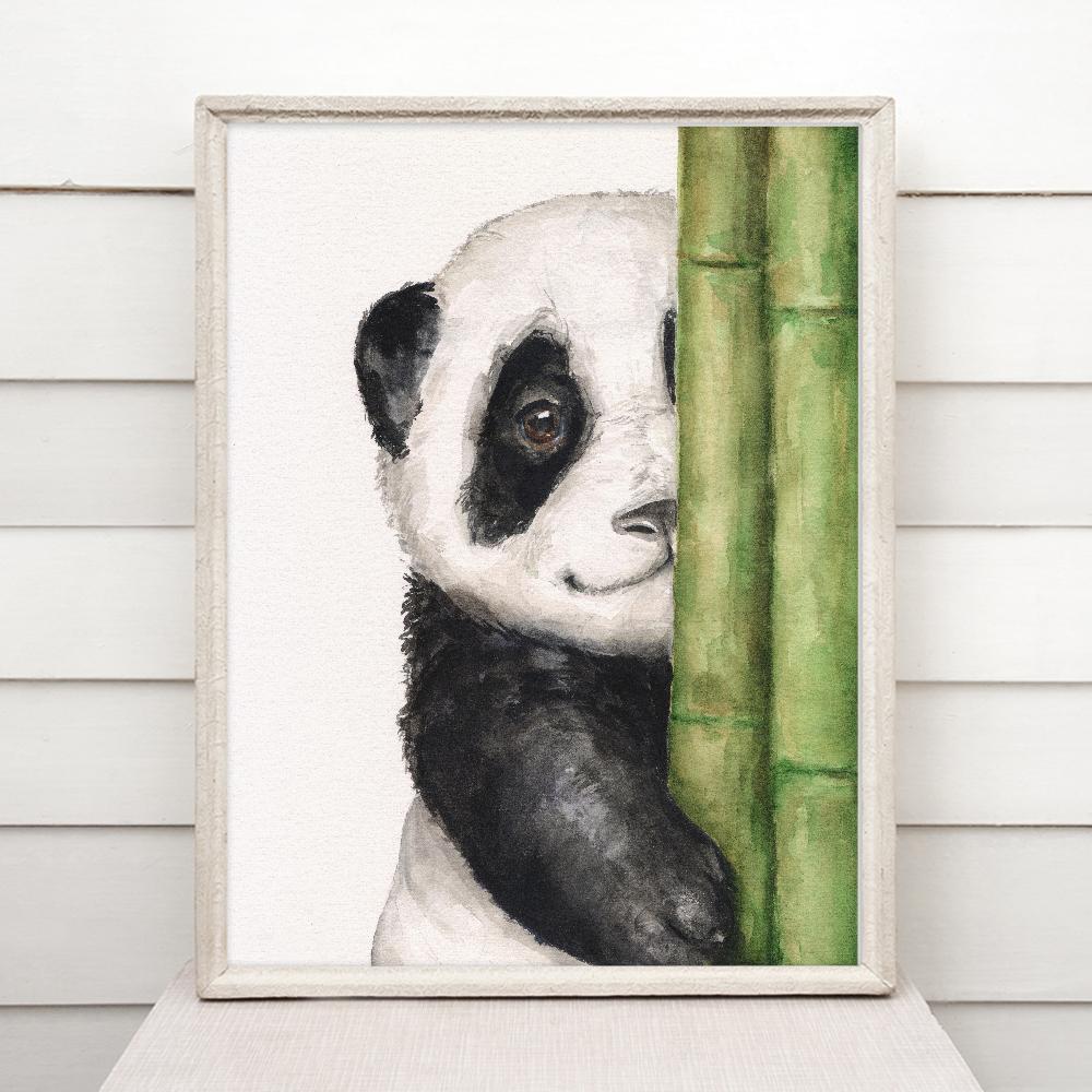 Print "Panda baby" | Watercolor