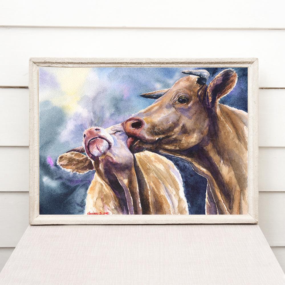 Print "Romance" | Watercolor