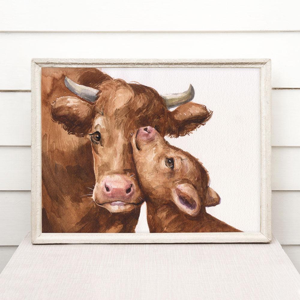 Print "Mother's love" | Watercolor