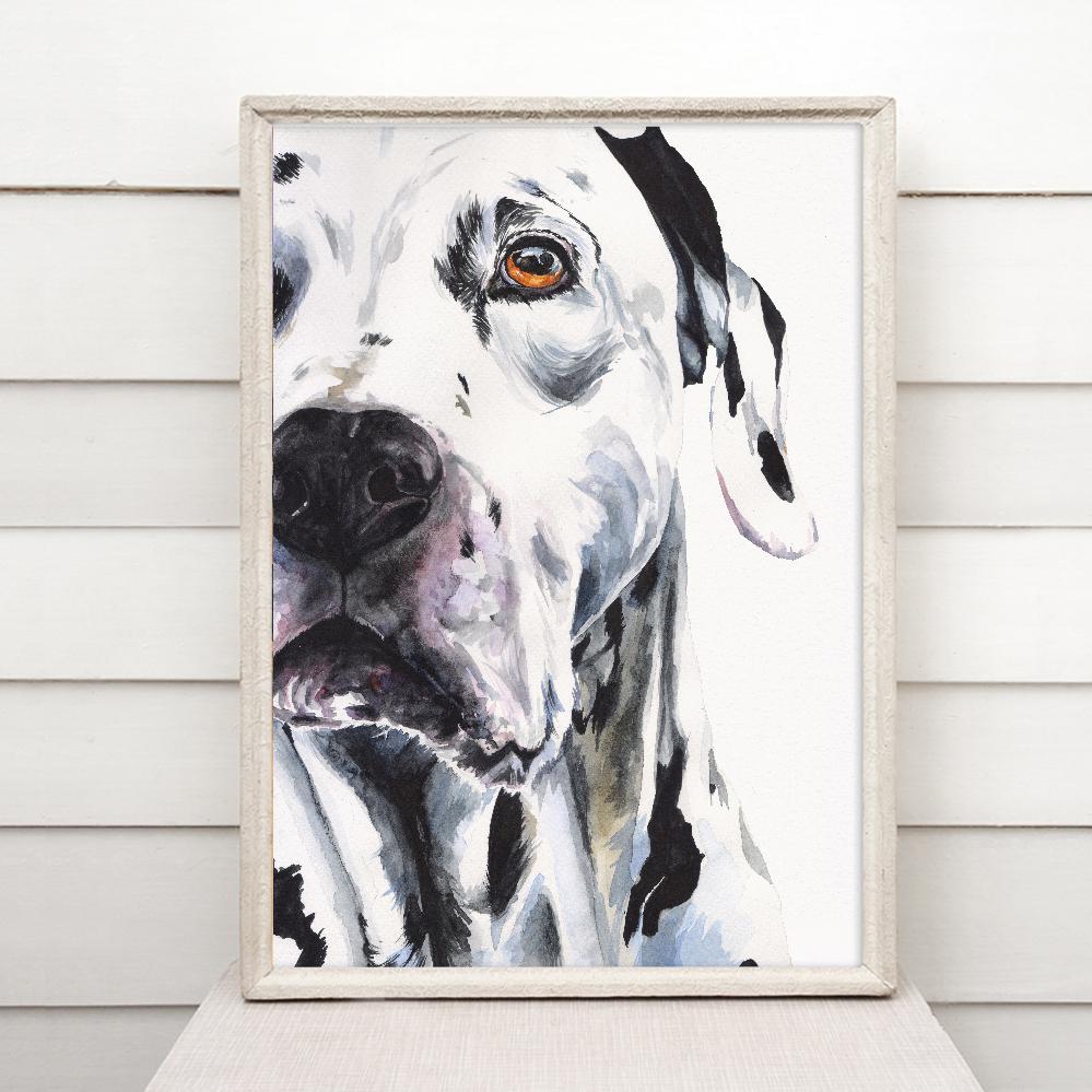 Print "Dalmatian" | Watercolor