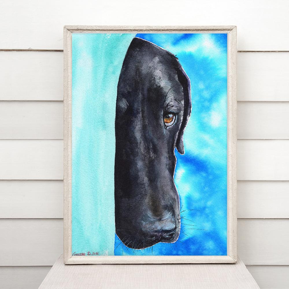 Print "Labrador" | Watercolor