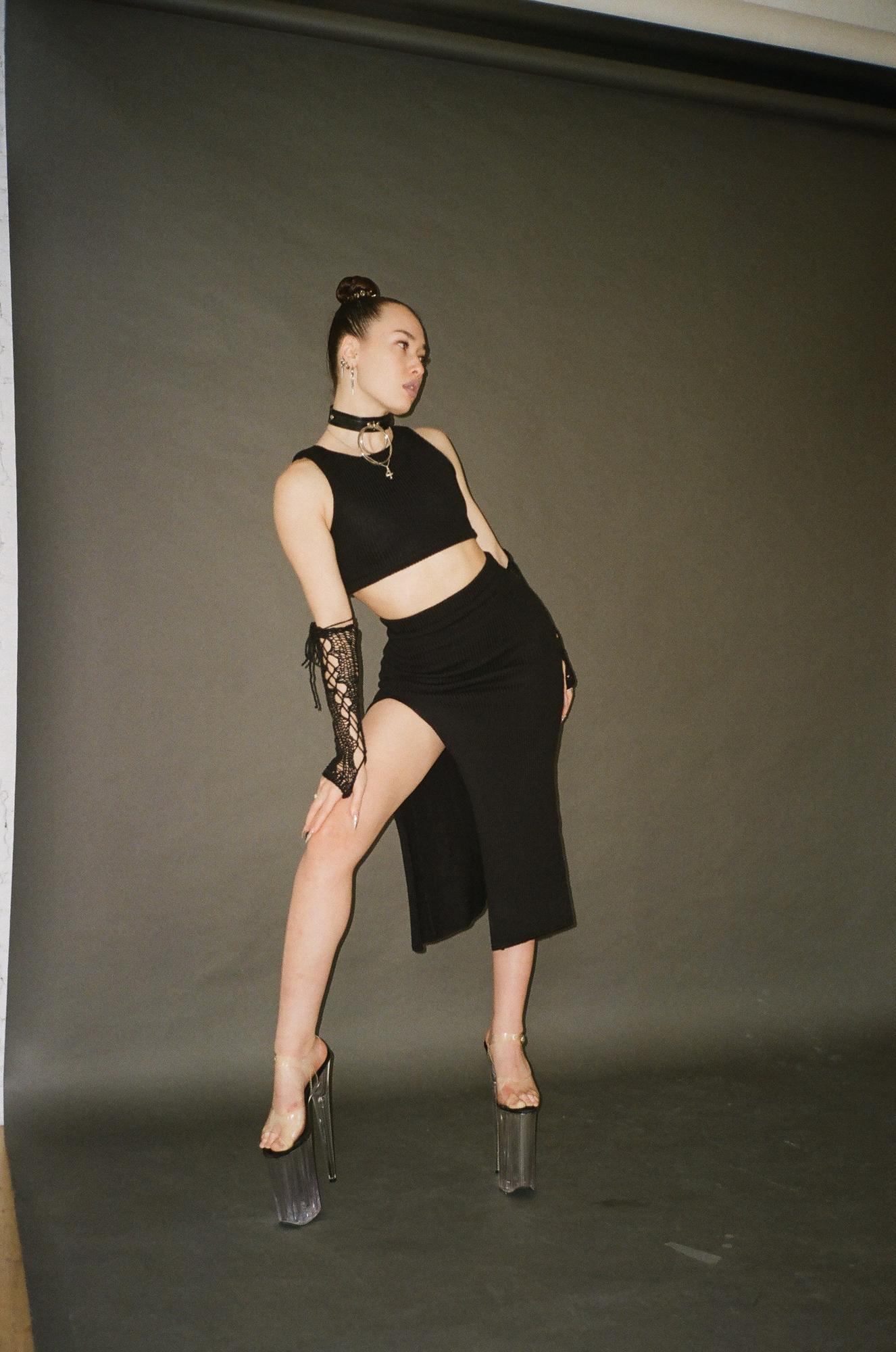 Комплект топ и юбка