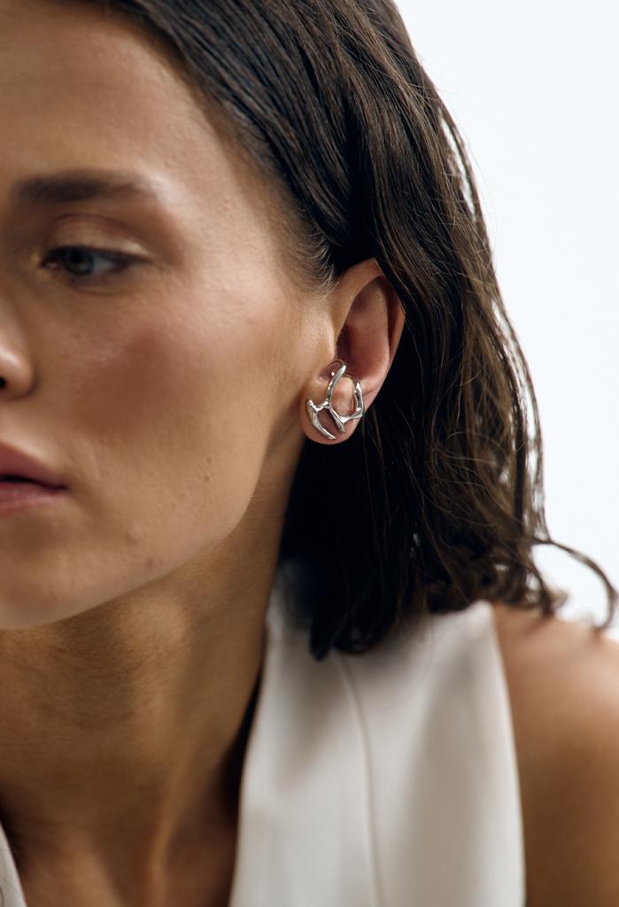 Серьги-каффы mosaic