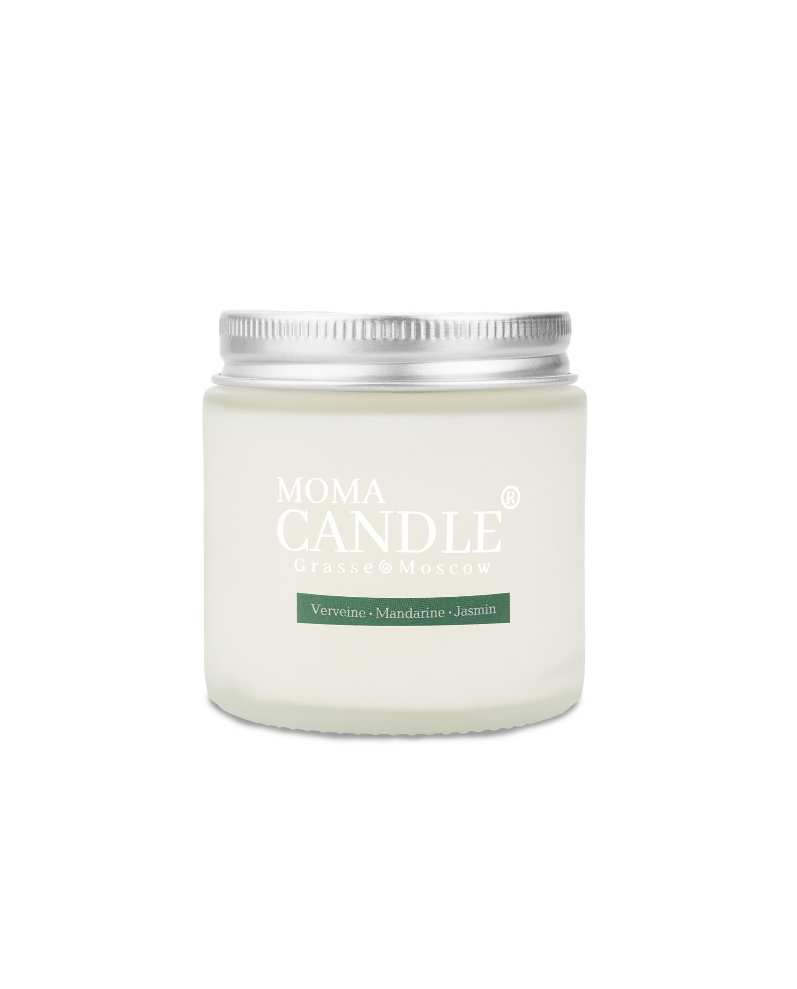 Свеча «Verveine Mandarine Jasmin», 120 гр.,(матовое стекло)