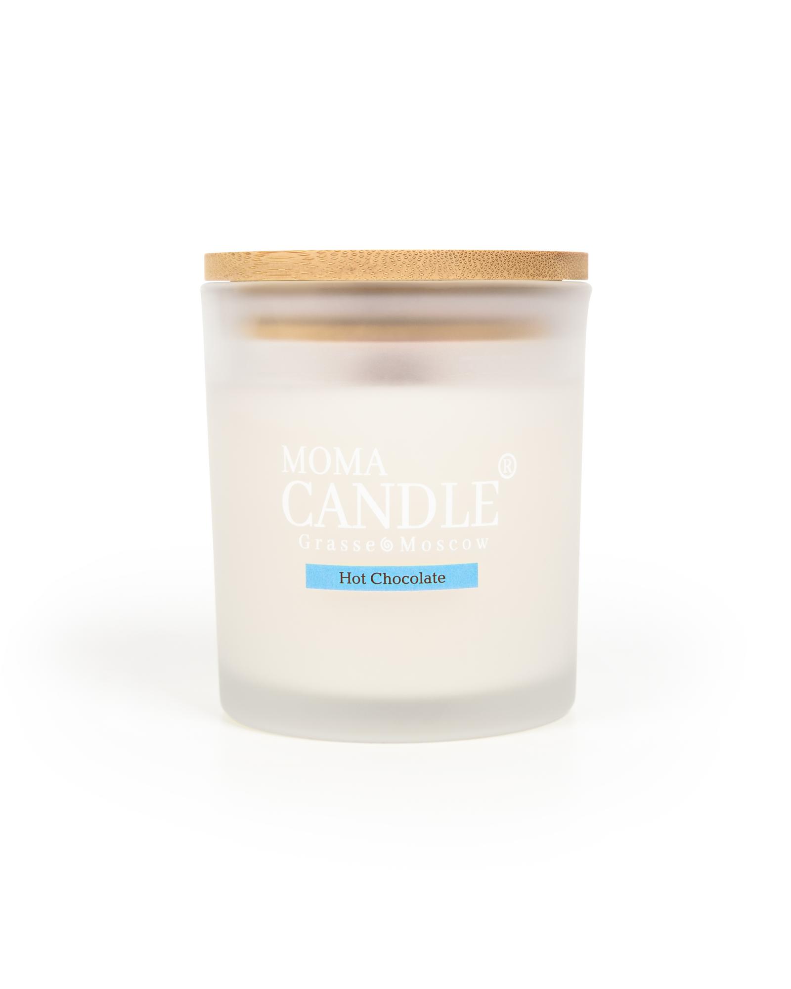 Свеча "Hot Chocolate" , 230 гр.,(матовое. стекло)